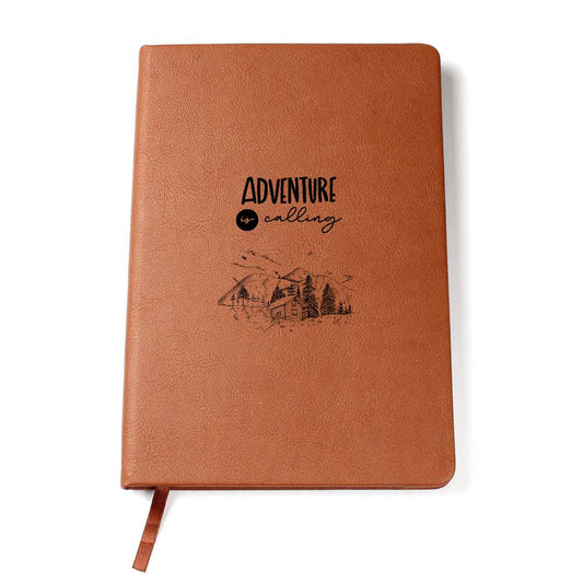 Adventure is Calling Graphic Leather Journal - Bling This On