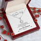 To My Gorgeous Wife from Husband Eternal Hope Necklace