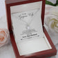 To My Gorgeous Wife from Husband Eternal Hope Necklace