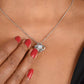 Mom To Daughter Necklace - Our Bond Unbreakable, Defying Space And Time