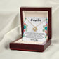 Mom To Daughter Necklace - Our Bond Unbreakable, Defying Space And Time