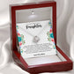 Mom To Daughter Necklace - Our Bond Unbreakable, Defying Space And Time