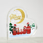 I  Love You To The Moon And Back - Heart Plaque