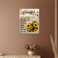 Can't Promise To Be Here High Gloss Metal Art Print