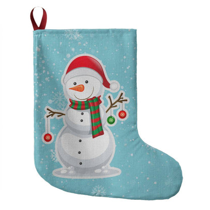 Snowman Giant Holiday Stocking
