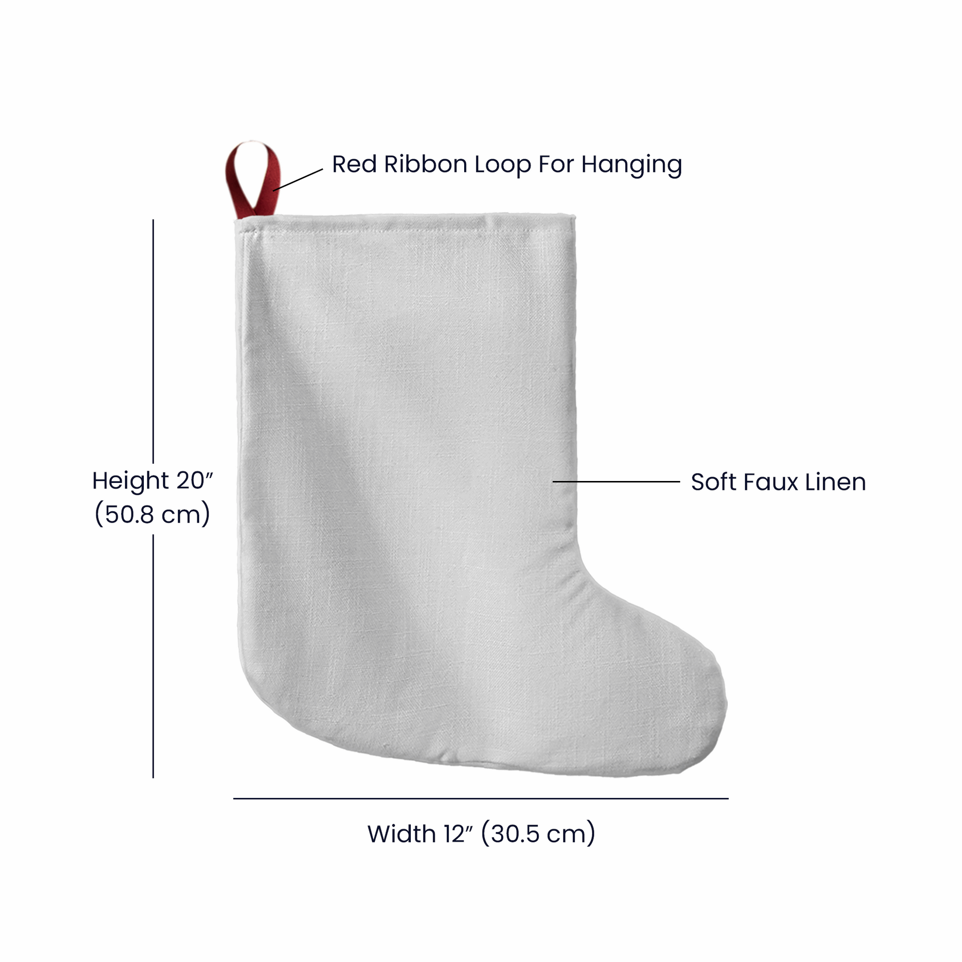 Christmas Calories Don't Count Giant Holiday Stocking