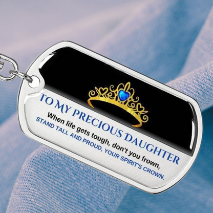 Stand Tall And Proud, Your Spirit's Crown Key Chain